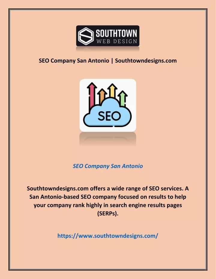 seo company san antonio southtowndesigns com