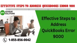 effective steps to address quickbooks error 9000