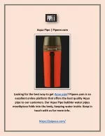 aqua pipeAqua Pipe | Pipeee.com - slide 1