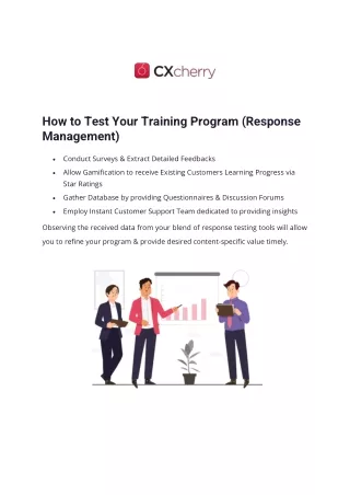 How to Test Your Training Program (Response Management)