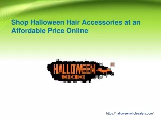 Shop Halloween Hair Accessories at an Affordable Price Online