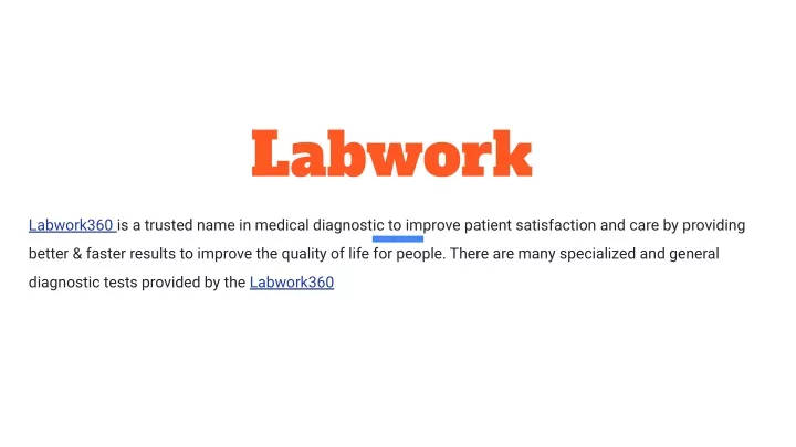 labwork