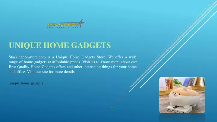 unique home gadgets