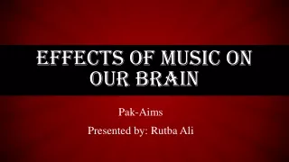 Effects of Music