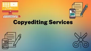 Copyediting Services and Proofreading services