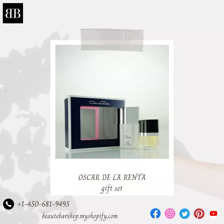 oscar de la renta gift set