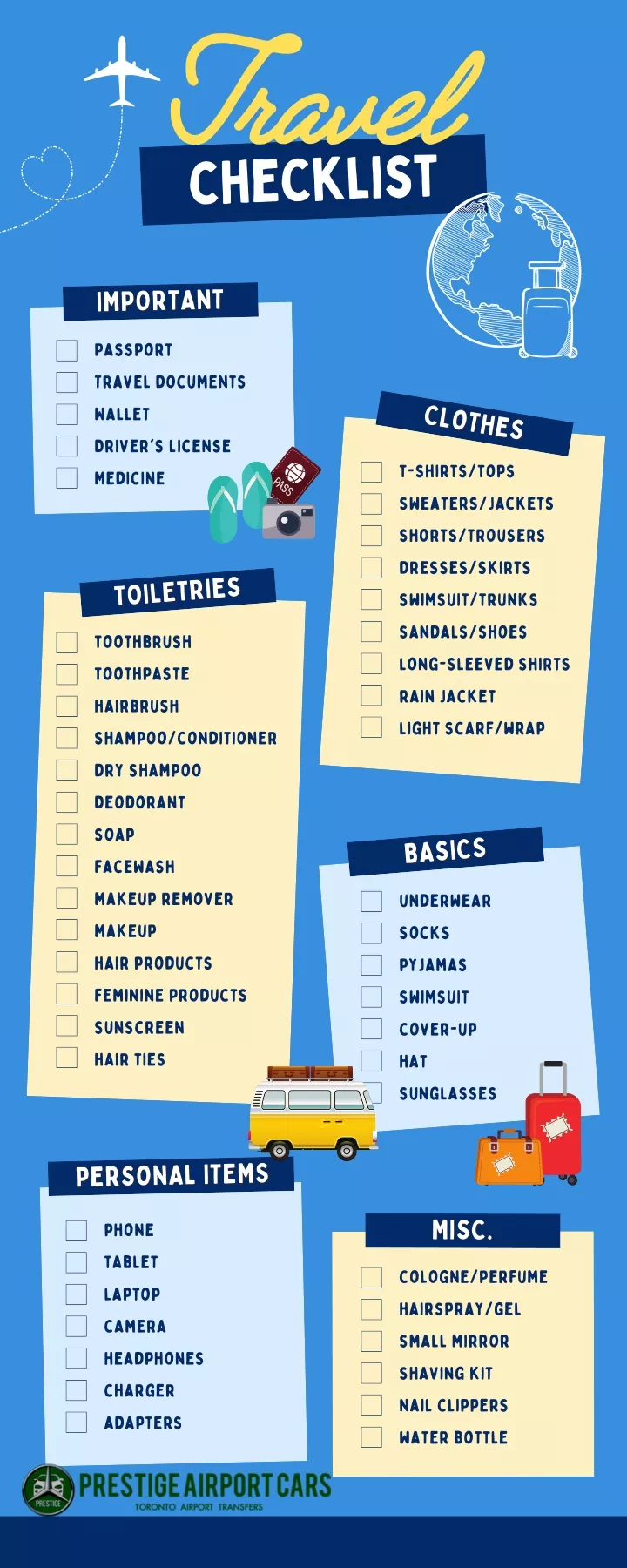 checklist travel