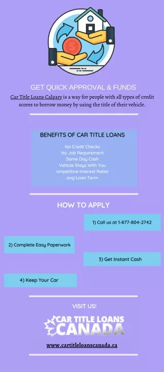 Why consider Car Title Loans Calgary?