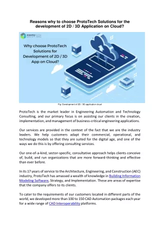 reasons why to choose prototech solutions