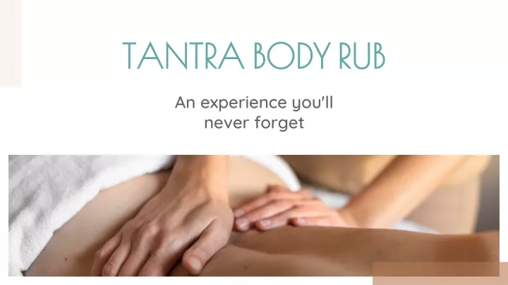 tantra body rub