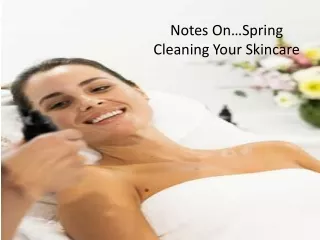 Notes On…Spring Cleaning Your Skincare