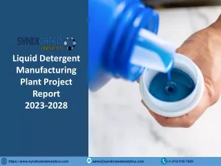 liquid detergent manufacturing plant project