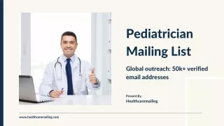 pediatrician mailing list