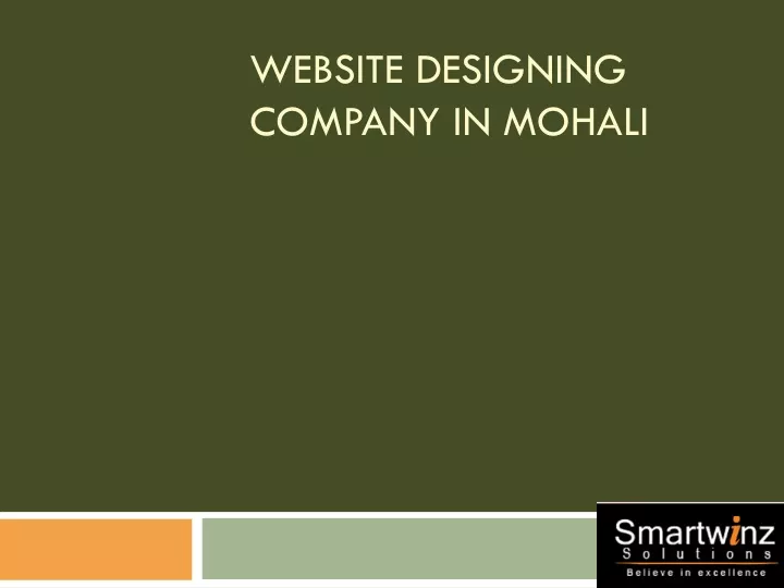 website designing company in mohali