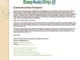 connecticut auto transport
