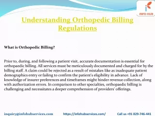 Understanding Orthopedic Billing Regulations