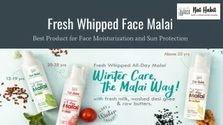 Fresh Whipped Face Malai - Nat Habit