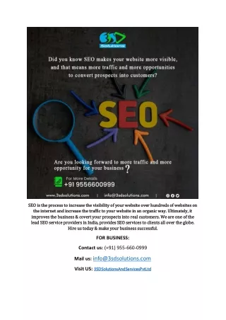 seo is the process to increase the visibility