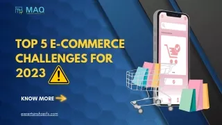 top 5 e commerce challenges for 2023