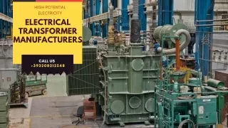 Electrical Transformer Manufacturers