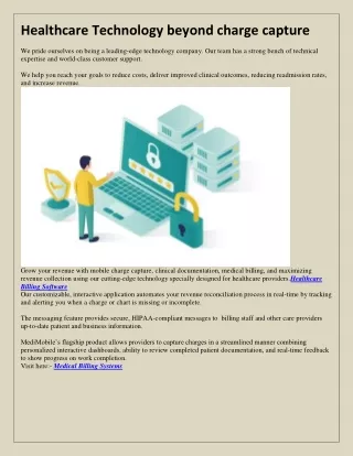 healthcare technology beyond charge capture