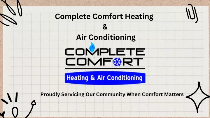 complete comfort heating air conditioning