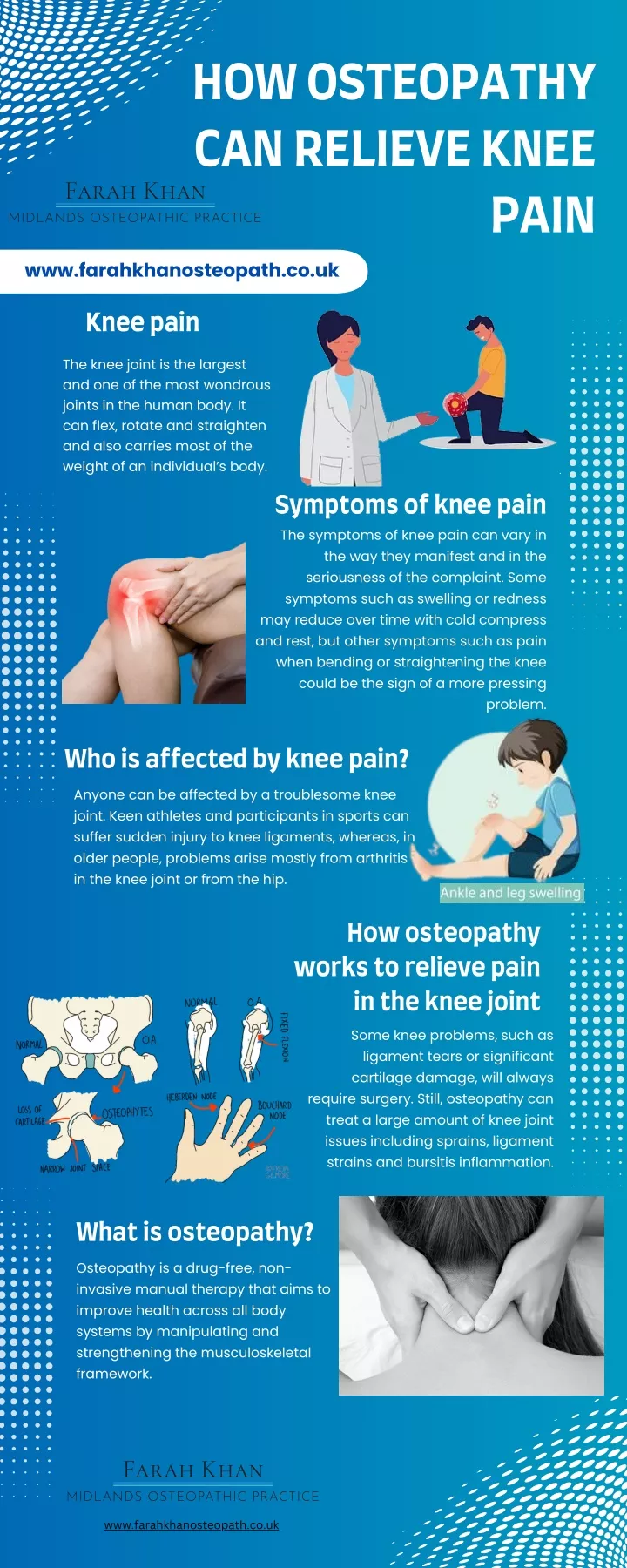 how osteopathy can relieve knee