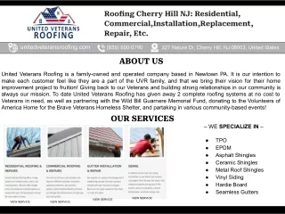 United Veterans Roofing - Cherry Hill