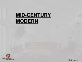 mid century modern