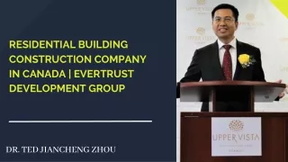 Residential Building Construction Company in Canada  Evertrust Development Group