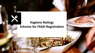 Hygiene ratings scheme for FSSAI Registration