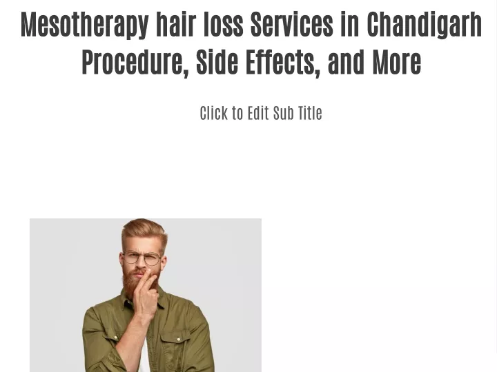 mesotherapy hair loss services in chandigarh