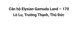 c n h elysian gamuda land