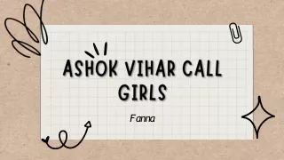 Ashok Vihar Call Girls