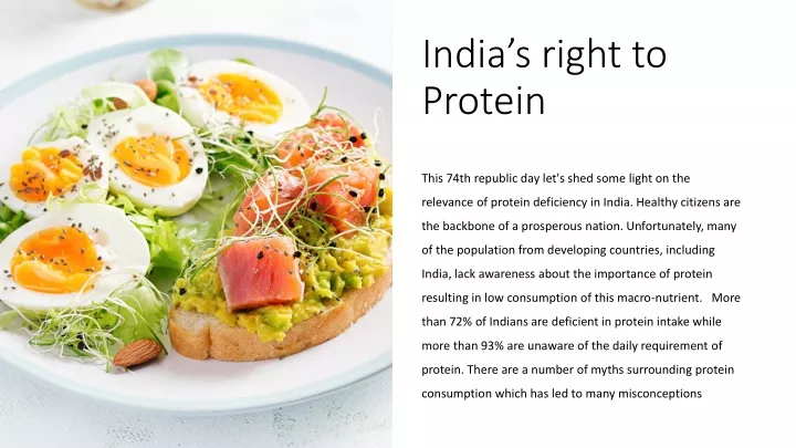 india s right to protein