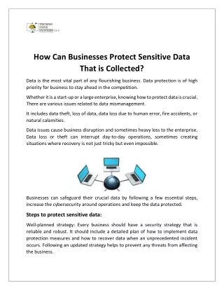 how can businesses protect sensitive data that