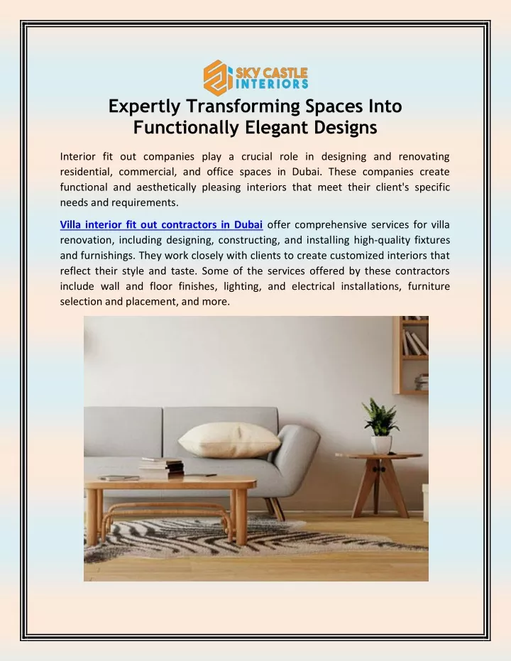 expertly transforming spaces into functionally