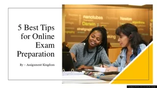 5 Best Tips for Online Exam Preparation​
