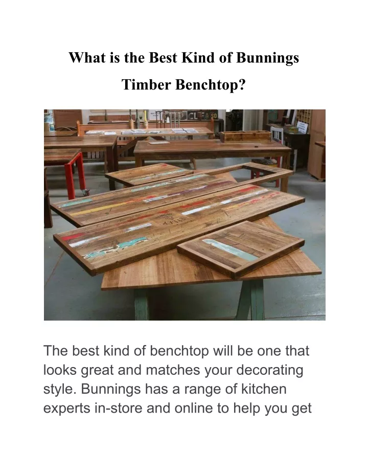 what is the best kind of bunnings