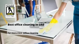 Best office cleaning in UAE