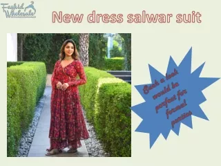 New dress salwar suit