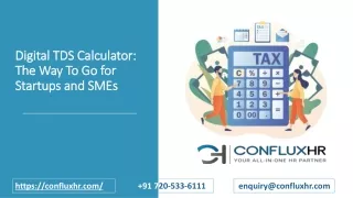 Digital TDS Calculator The Way To Go for Startups and SMEs