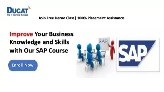 Improve Your Business Knowledge and Skills with Our SAP Course