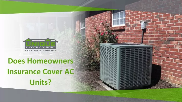 does homeowners insurance cover ac units