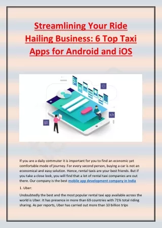 streamlining your ride hailing business