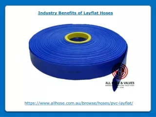 Industry Benefits of Layflat Hoses