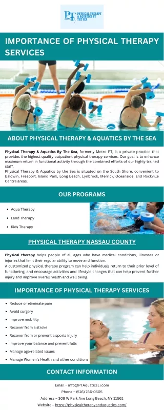 Importance of Physical Therapy Services