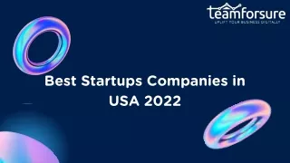Best Startups Companies in USA 2022