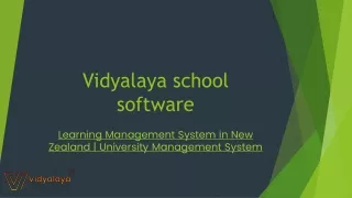 vidyalaya school software