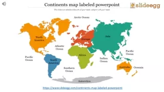 https www slideegg com continents map labeled
